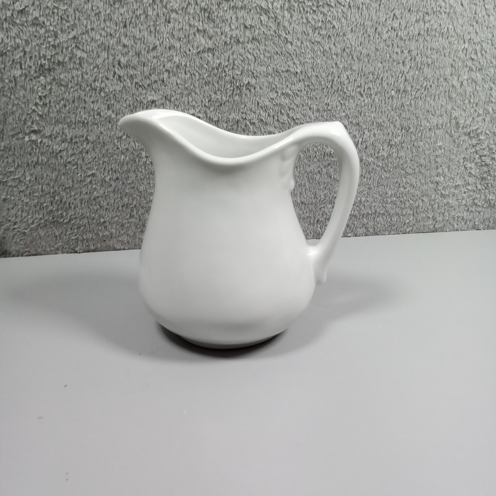 Two's Company Vintage China White Pitcher Creamer Small Vase 5 Inch
